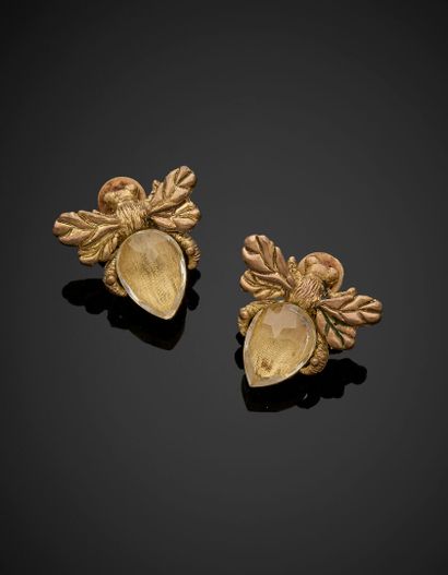 LORENZ PARIS
Paire de boucles d'oreilles...