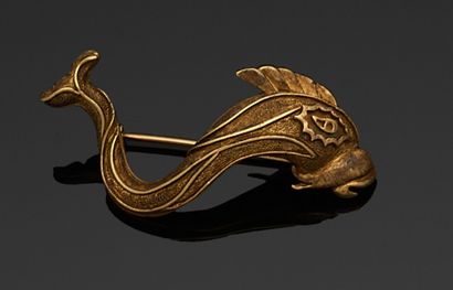LALAOUNIS
Broche en or jaune 750 millièmes...