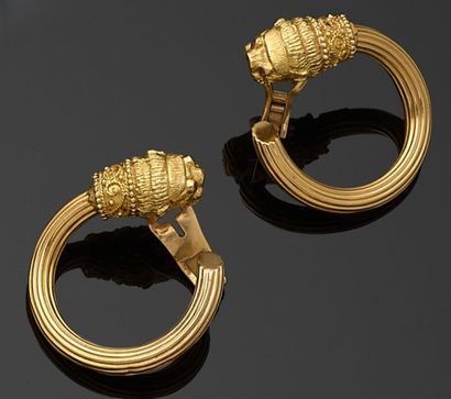 LALAOUNIS
Paire de boucles d'oreilles en...