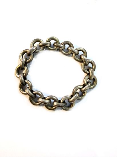 BRACELET articulé en argent 800 millièmes,...