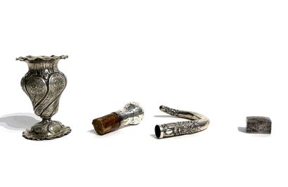 SET in silver 800 thousandths, including...