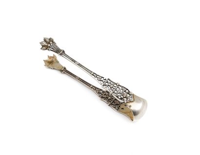 925-thousandth silver SUGAR BRUSH with openwork...