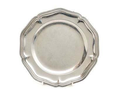 ROUND PLAT in silver 925 thousandths, the...