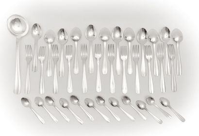 silver-plated MENAGERE including one ladle,...