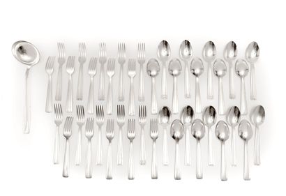 silver-plated MENAGERE including one ladle,...