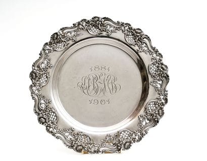 800 thousandth silver PRESENTOIR, openwork...