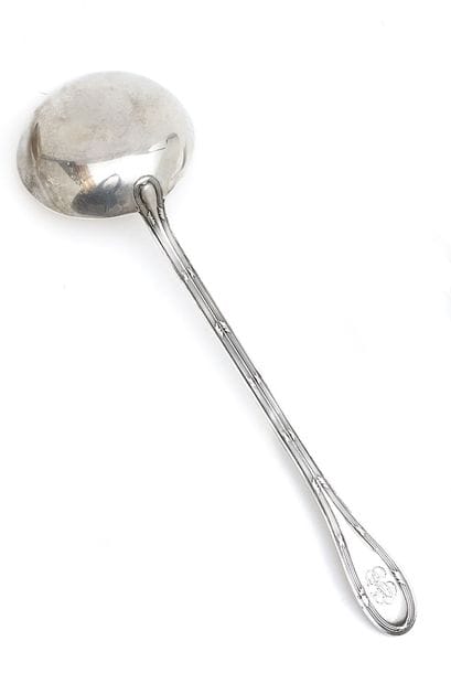 925-thousandth silver LOUCHE, filet ruban...