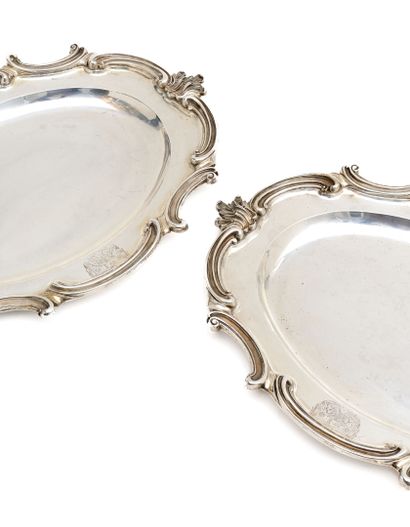 SET of two 925-thousandths silver serving...