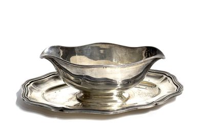 SAUCIERE with its 800 thousandths silver...