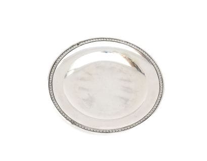 PLAT in silver 950 thousandths, the edge...