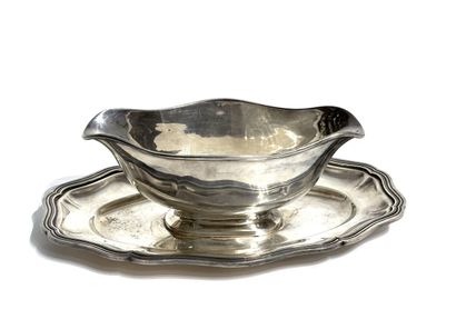 SAUCIERE with its 800 thousandths silver...