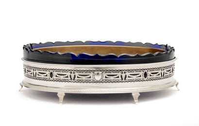 JARDINIERE in silver 925 thousandths, oval...