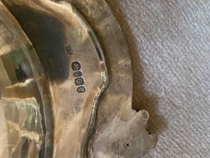 SET of two 925-thousandths silver serving...