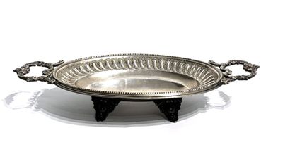 Bread BOWL in silver 800 thousandths, resting...