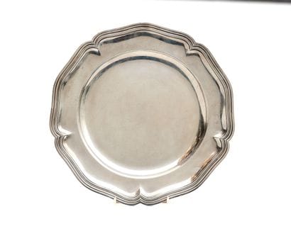 ROUND PLAT in silver 925 thousandths, the...