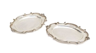 SET of two 925-thousandths silver serving...