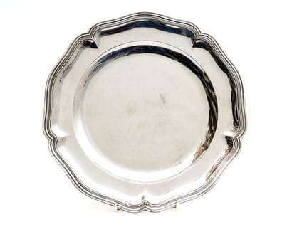 ROUND PLAT in silver 925 thousandths, the...