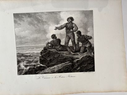 POCHETTE A DESSINS comprenant des gravures...