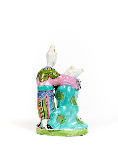 Chine
Groupe à deux figures en porcelaine...