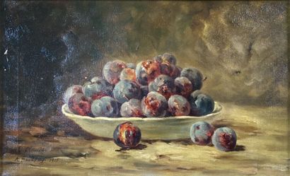 École française du XXe siècle 
Nature morte...