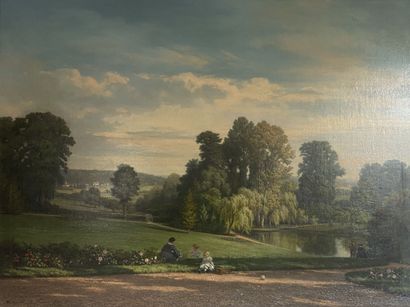 Nicolas RENIE(1808-?)
Les enfants au parc...