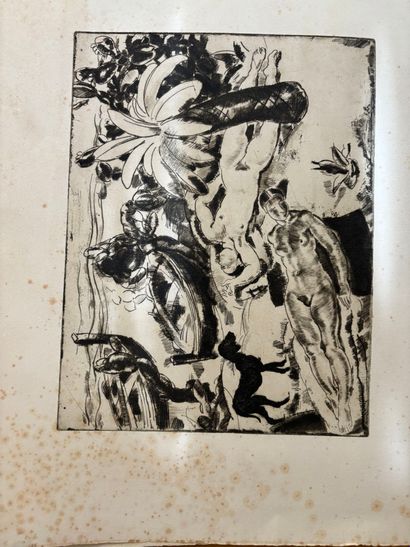 POCHETTE A DESSINS comprenant, gravures,...