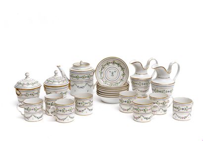 Locre (Paris)
Porcelain coffee service with...