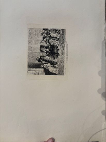 POCHETTE A DESSINS comprenant, gravures et...