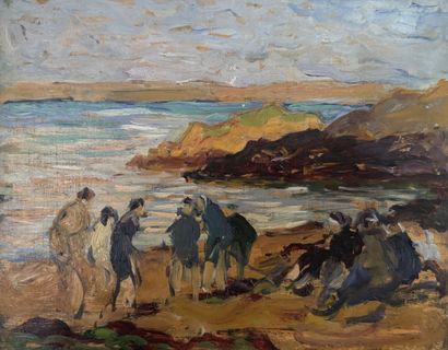 Georges GOBO (1876-1956) (attribué à)
Bretons...
