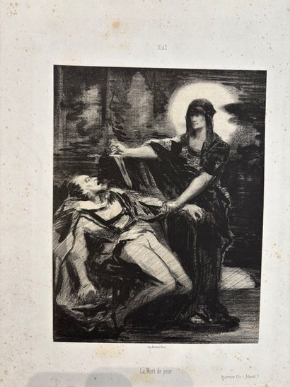 POCHETTE A DESSINS comprenant des gravures...