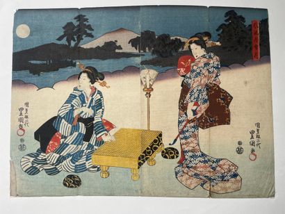 Utagawa Kunisada I (Toyokuni III) (Japon,...