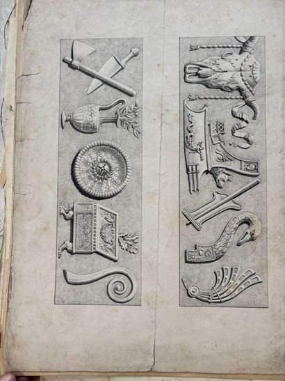 POCHETTE A DESSINS comprenant des gravures...