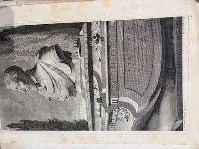 POCHETTE A DESSINS comprenant des gravures...