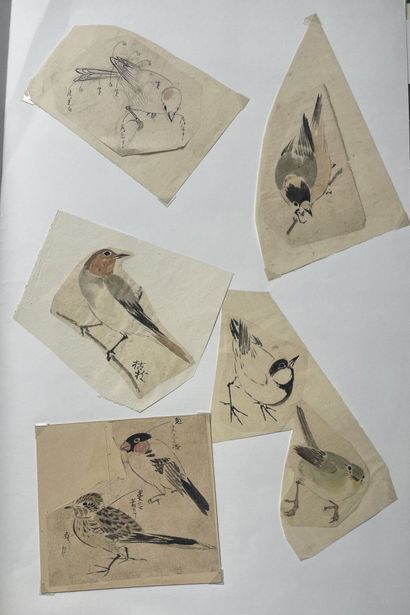Ensemble de retirages :

d'après Utamaro...