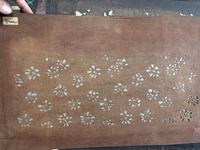 DRAWING POCKET with Japanese paper cut-o...