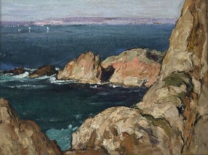 Georges GOBO (1876-1956) (attribué à)
Baie...