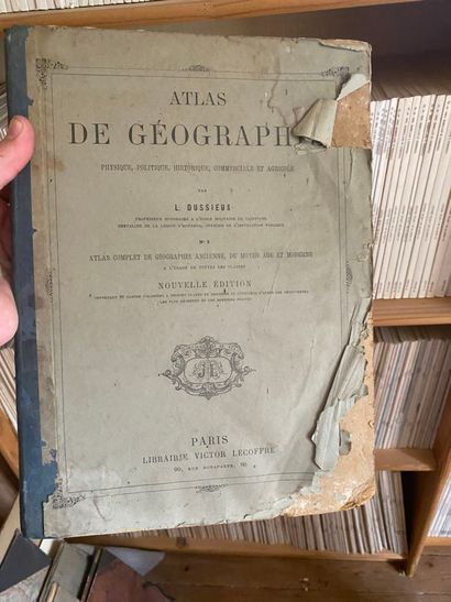 Reunion of three geography atlases 
19th...