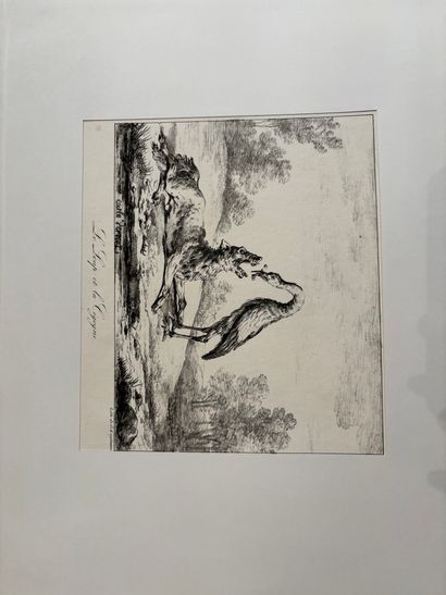 POCHETTE A DESSINS comprenant des gravures...