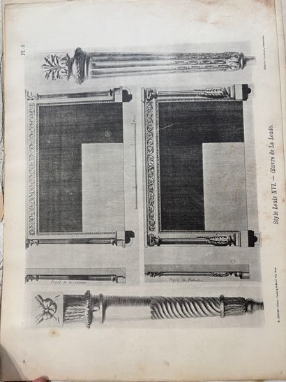 POCHETTE A DESSINS comprenant des gravures...