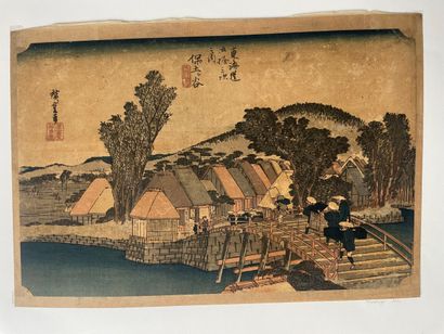 Utagawa Hiroshige (Japon, 1797-1858)
Estampe,...