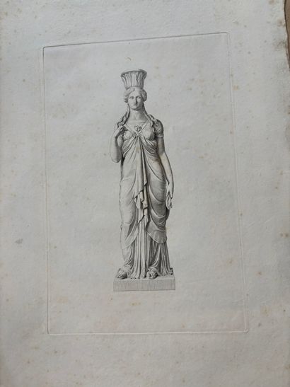 POCHETTE A DESSINS comprenant des gravures...