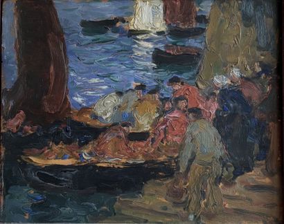 Georges GOBO (1876-1956) (attribué à)
Bretons...