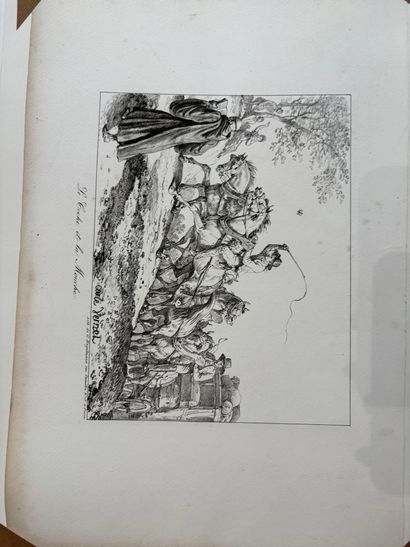 POCHETTE A DESSINS comprenant des gravures...