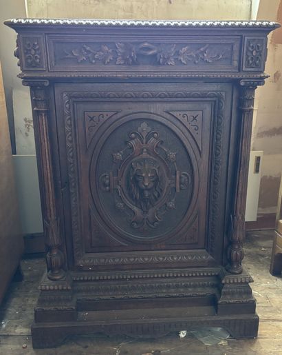 Carved wood PHOTOGRAPHER'S FURNITURE opening...