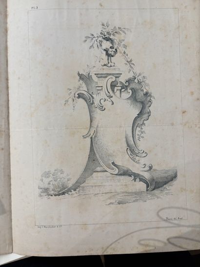 POCHETTE A DESSINS comprenant des gravures...