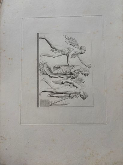 POCHETTE A DESSINS comprenant des gravures...
