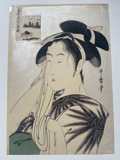 Ensemble de retirages :

d'après Utamaro...