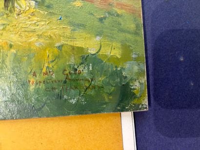 DESSINS POCKET including, oils on isorel...