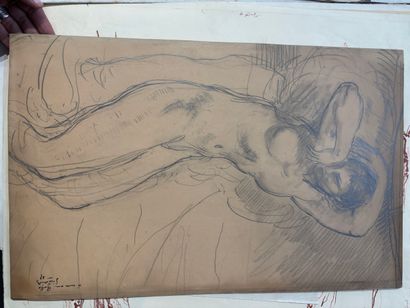 POCHETTE A DESSINS comprenant, gravures,...