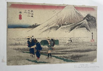 Utagawa Hiroshige (Japon, 1797-1858)
Estampe,...